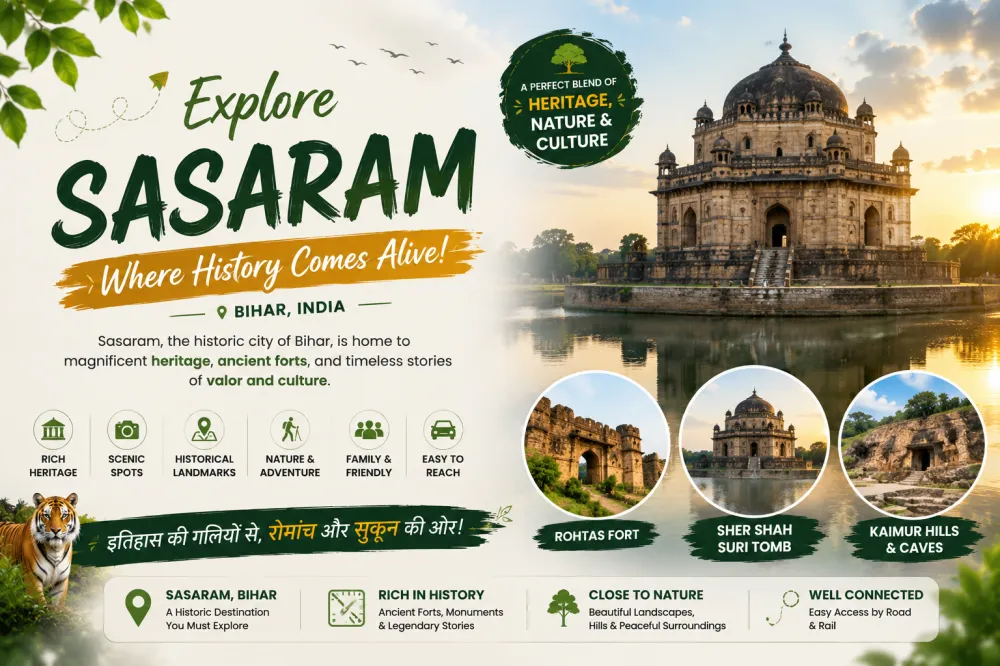 Discover Rohtasgarh Fort & Sasaram: Sher Shah Suri Tomb and Hidden Plateau Treks